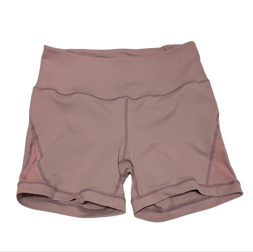 Levavi Oasis Mesh Workout Shorts Dusk Purple Size Large